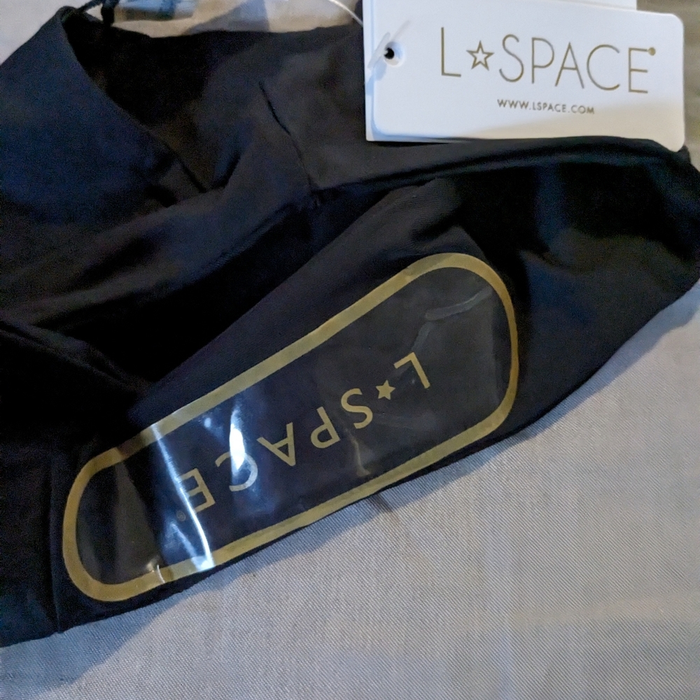 L*Space Helena Joy Bikini Set Black Cream - Picture 8 of 8
